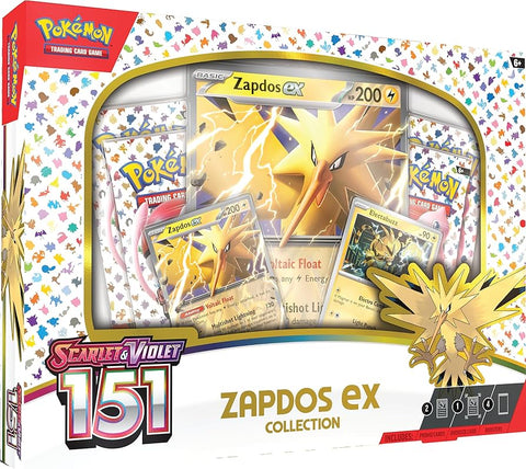Pokemon TCG: Scarlet & Violet 151 Collection Zapdos EX Box (Personal Break)