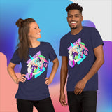 NekkoMeneko Art Unisex t-shirt