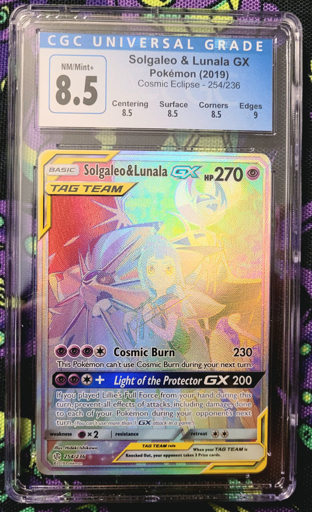 Lunala GX - PSA Graded Pokemon Cards - Pokemon
